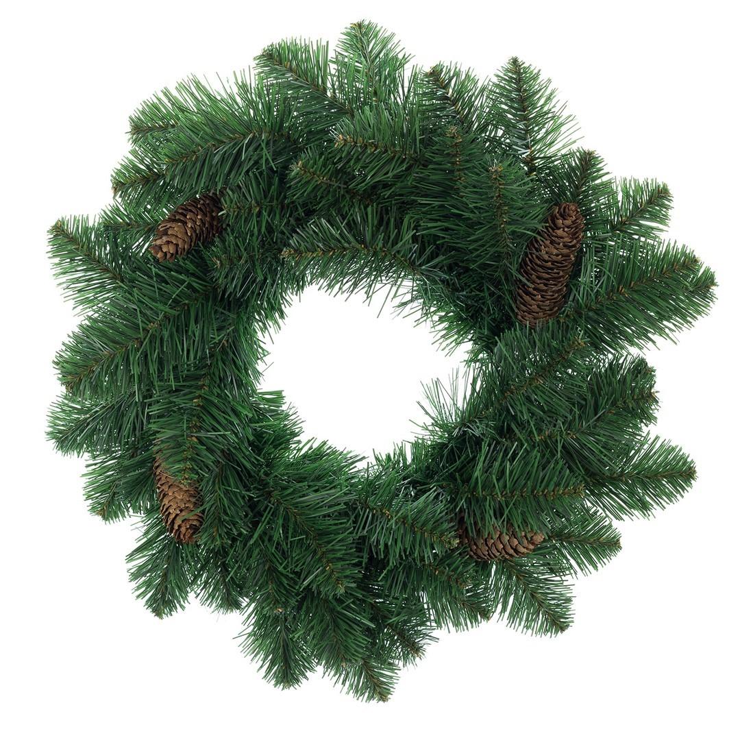 DecoKing Pola julekrans i fyrlook - 50 cm