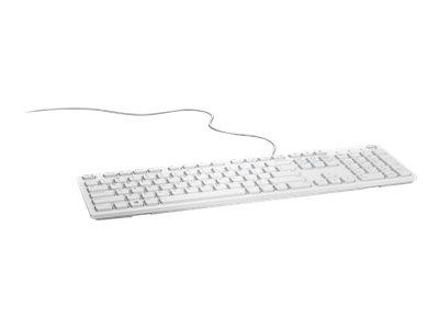 Dell KB216 kablet tastatur - USB, QWERTY US International, hvid