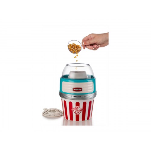 Ariete Party Time 2957 Pop Corn XL popcornmaskine 1.100 W - lyseblå