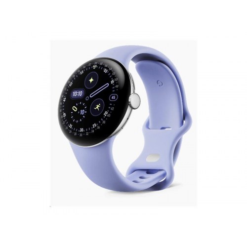 Google Pixel Watch 4 41 mm - Sølv, iris rem - smartwatch