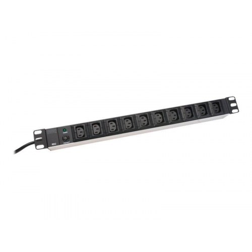 DIGITUS DN-95404 stikdåse til rack - 10 x IEC C13, 10 A, 2 m