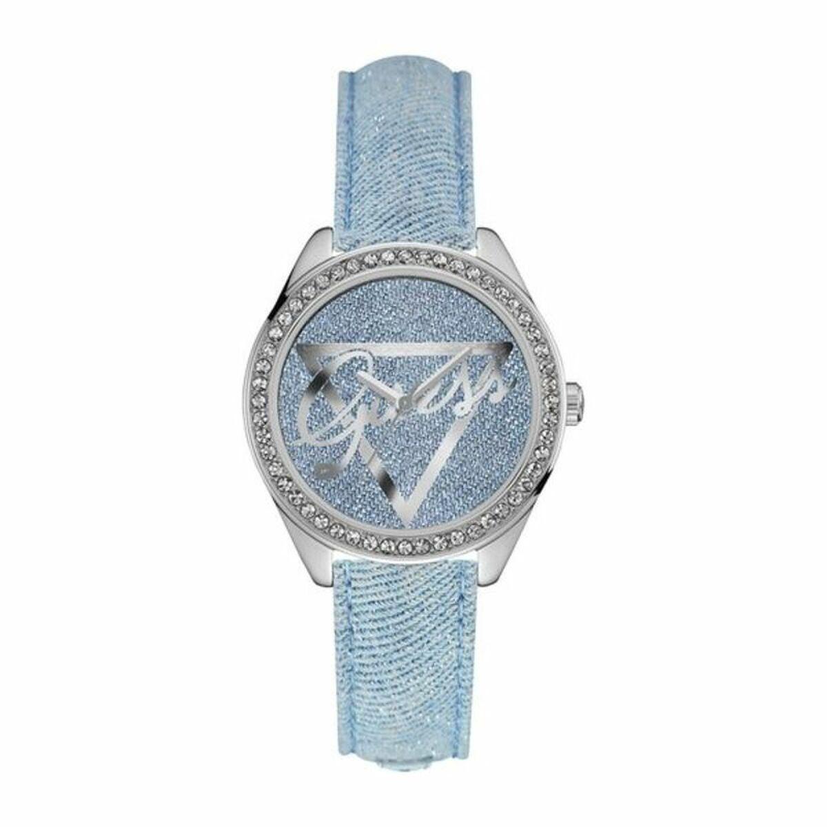 Guess LITTLE FLIRT dameur - blå armbåndsur, kvarts 36 mm (OUTLET B)