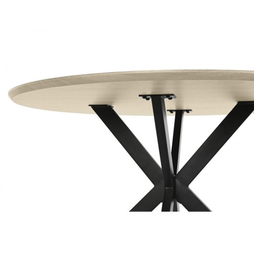 Spisebord - rundt 120 cm, vintage look (OUTLET B)