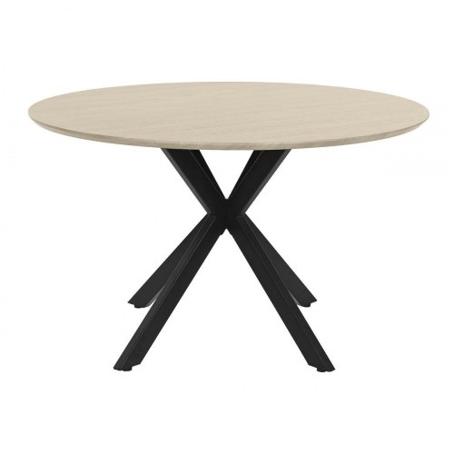 Spisebord - rundt 120 cm, vintage look (OUTLET B)