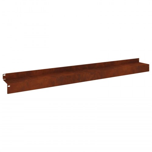 Plænekant 30 stk - 100 × 10 × 8 cm - stål i rustfarve