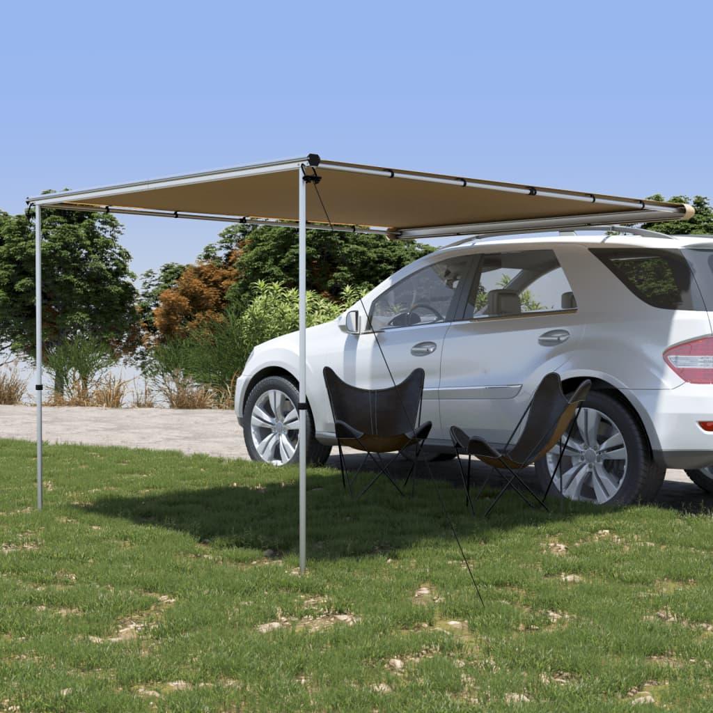 Markise til campingvogn/autocamper 2,4 × 3 × 2,15 m - beige