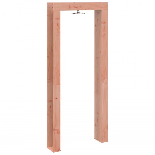 Udendørs bruser 226 cm - massiv douglas og rustfrit stål