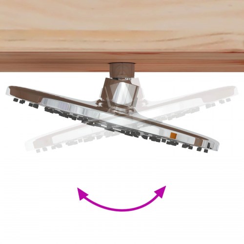 Udendørs bruser 226 cm - massivt fyrretræ og rustfrit stål
