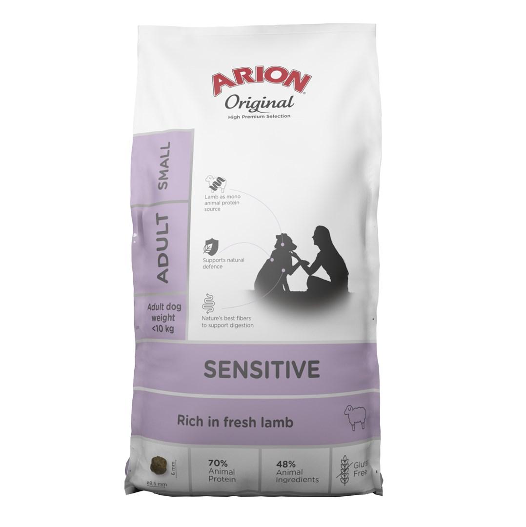 ARION Original Sensitive Small Lamb Mono - tørfoder til hunde, 7 kg