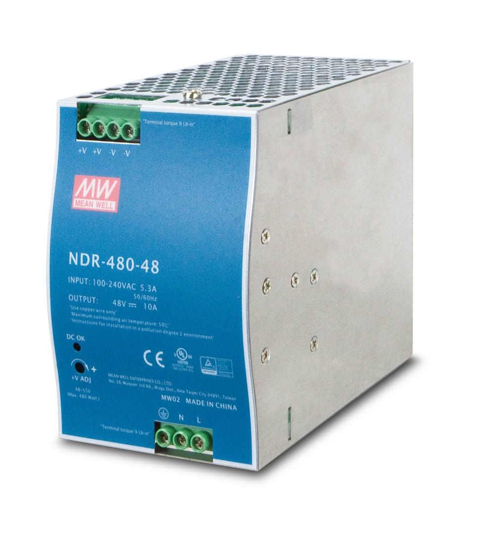 PLANET PWR-480-48 strømforsyning 480 W - blå/grå