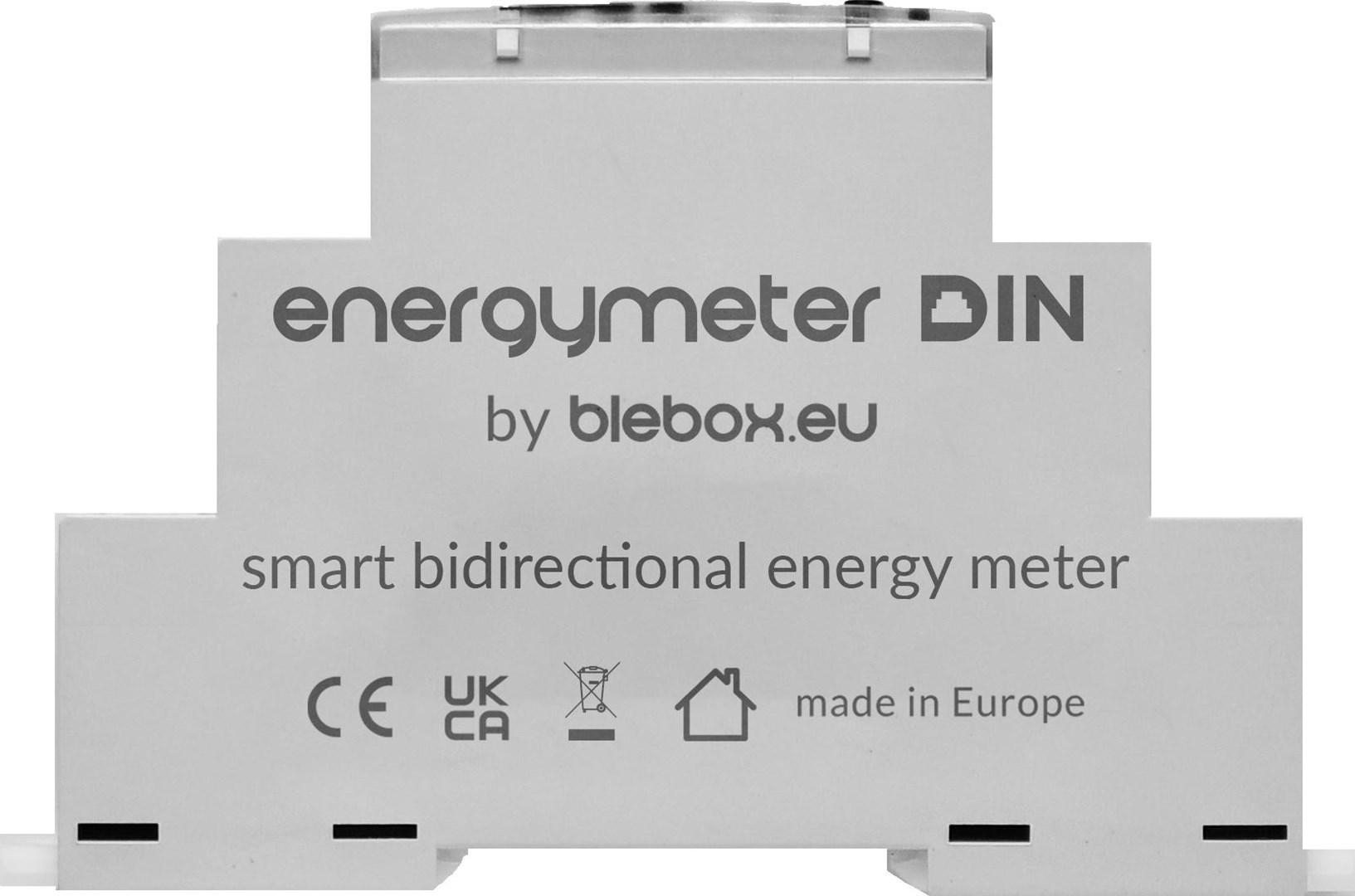 Blebox energyMeter DIN - smart to-vejs elmåler til DIN-skinne