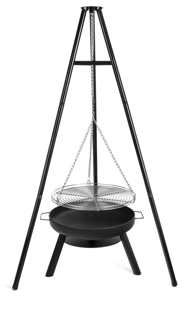 Hængende kulgrill på trefod - MG938