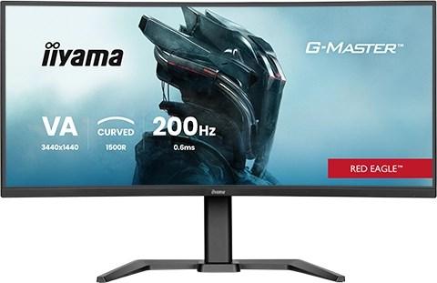 iiyama G-Master GCB3484WQSU 34" buet gaming-skærm - UWQHD, 200 Hz, VA, sort billede