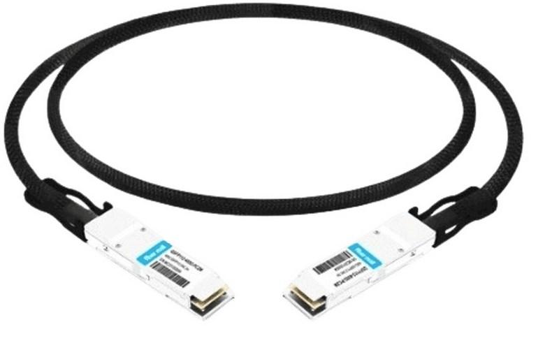 OSFP InfiniBand/optisk kabel 0,5 m - sort, 112 Gbit/s