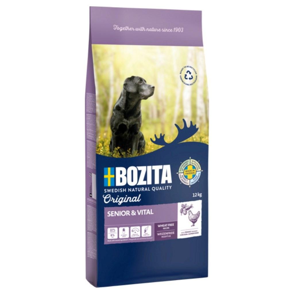 BOZITA Original Senior & Vital kylling - tørfoder til hund - 12 kg