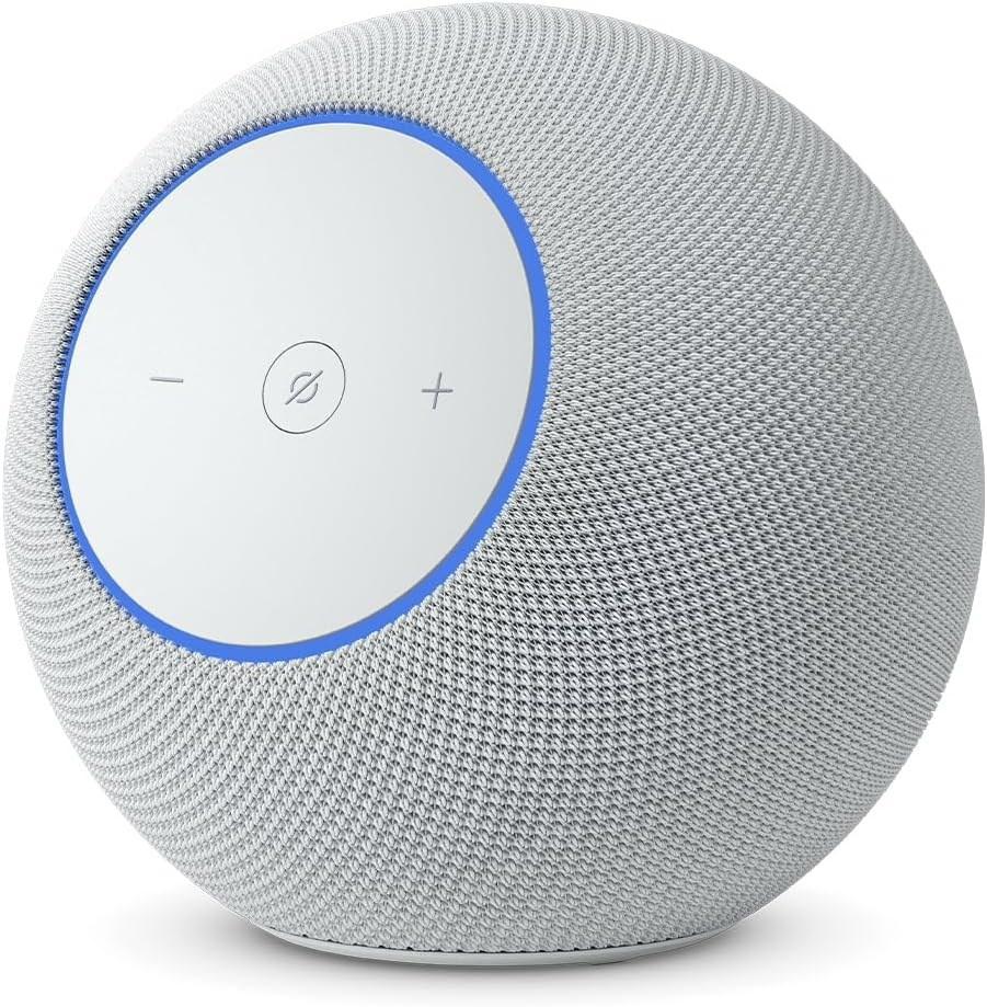 Amazon Echo Studio - smart Bluetooth-højtaler med Alexa, hvid billede