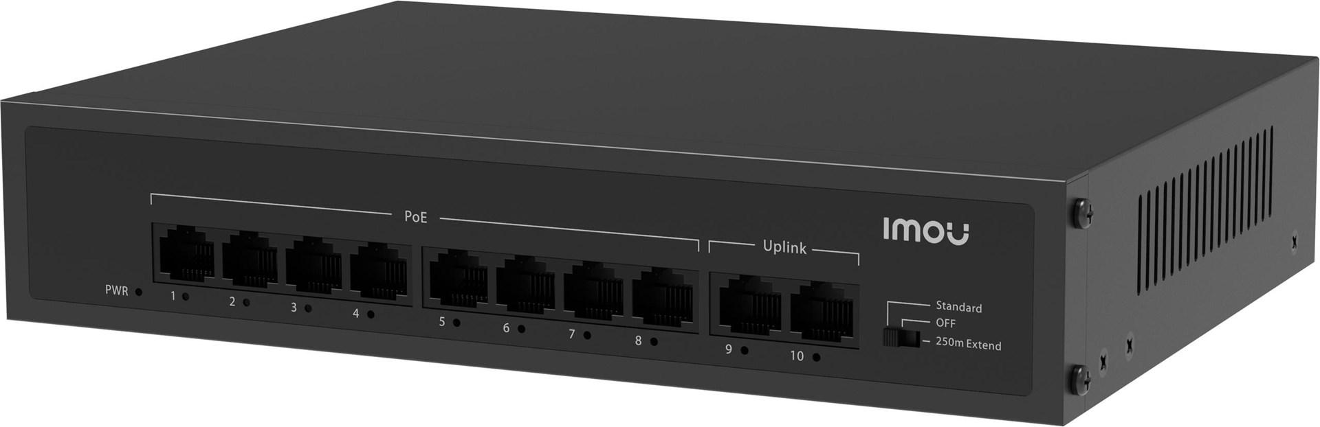 Imou SF110P PoE switch - 10 porte (8x PoE, 2x uplink)