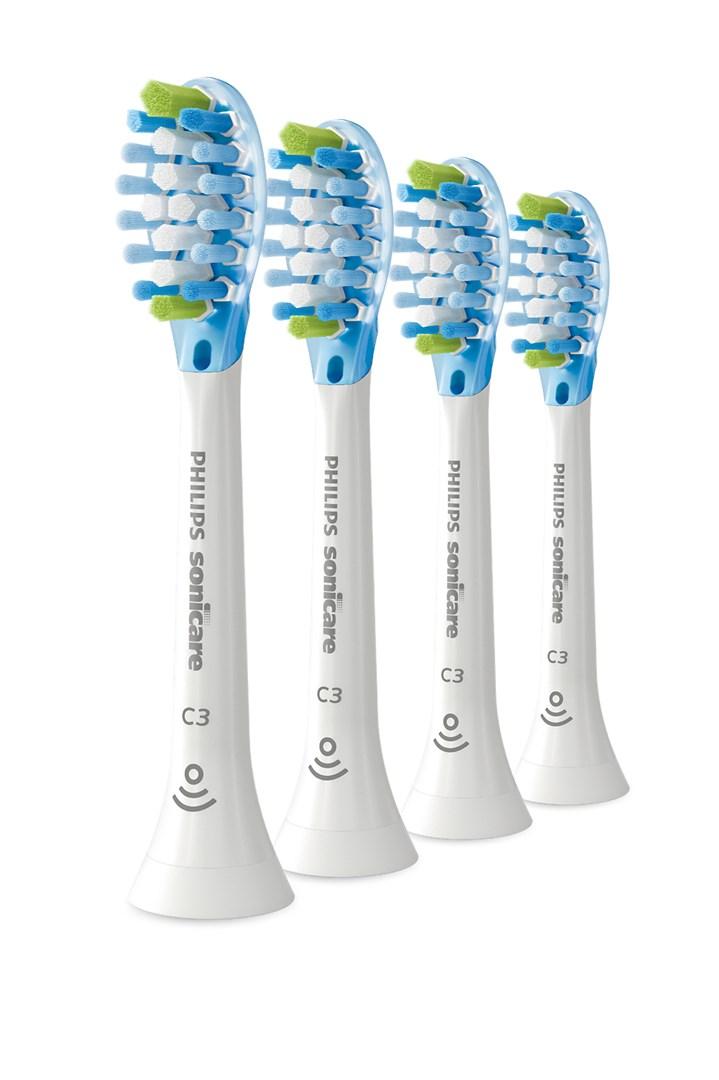 Philips Sonicare C3 Premium Plaque Defence HX9044/87 - tandbørstehoveder, 4 stk.