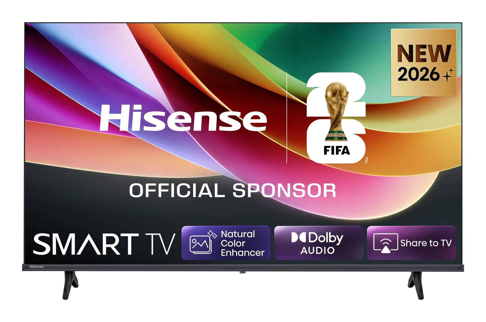 Hisense 40A4S 40" Full HD Smart TV - Wi‑Fi, QLED, sort billede