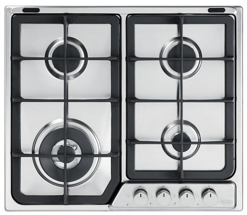 De’Longhi TAF 46 PRO gaskogeplade - 58 cm, rustfrit stål, 4 zoner billede