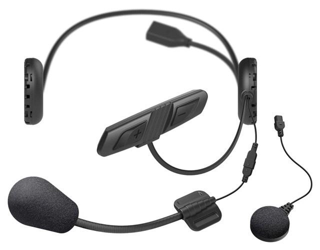 SENA 3S Plus Universal mikrofon-kit til motorcykel - Bluetooth intercom, 400 m, sort