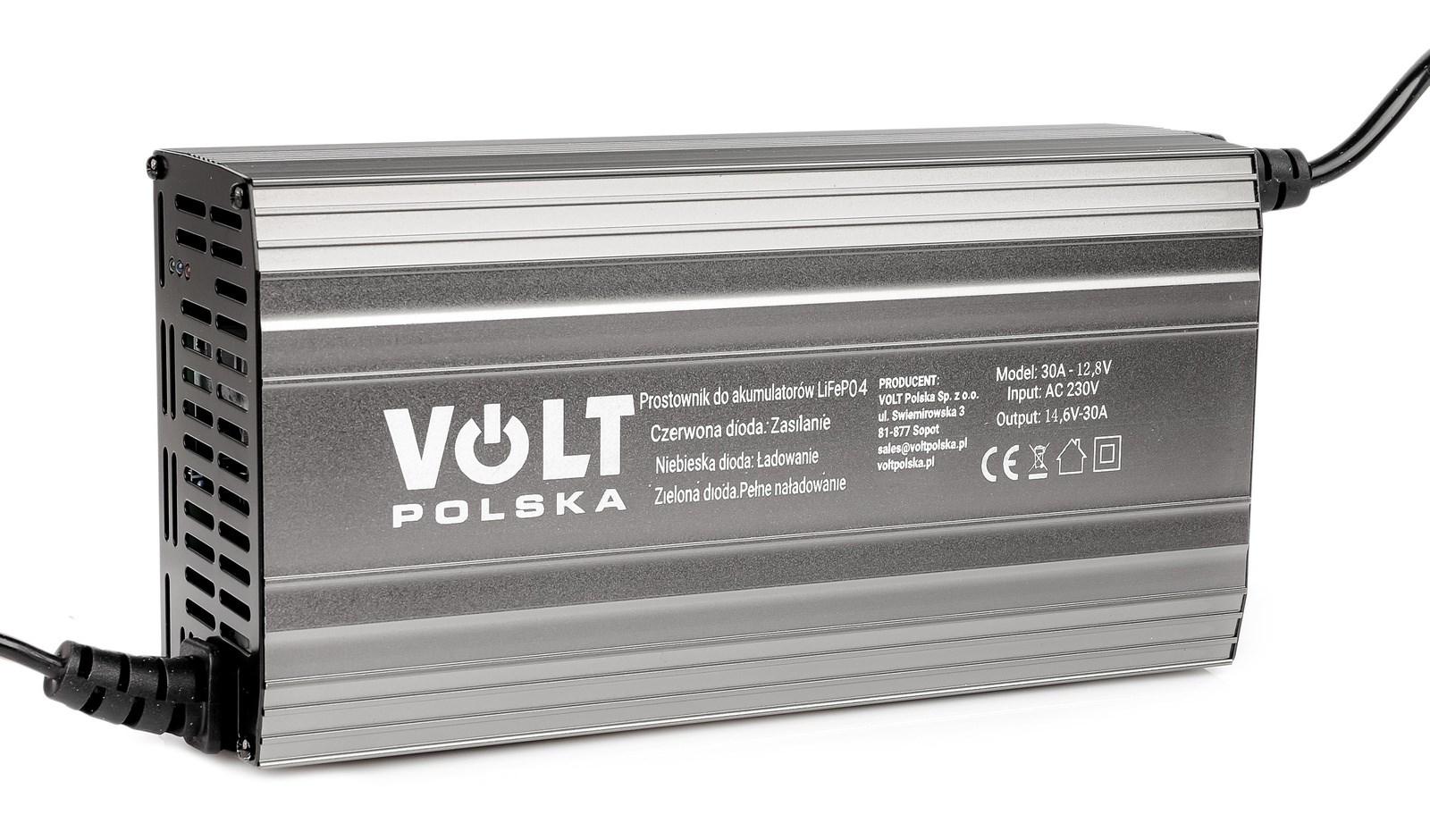 Volt Polska LiFePO4 batterioplader 12,8 V 30 A