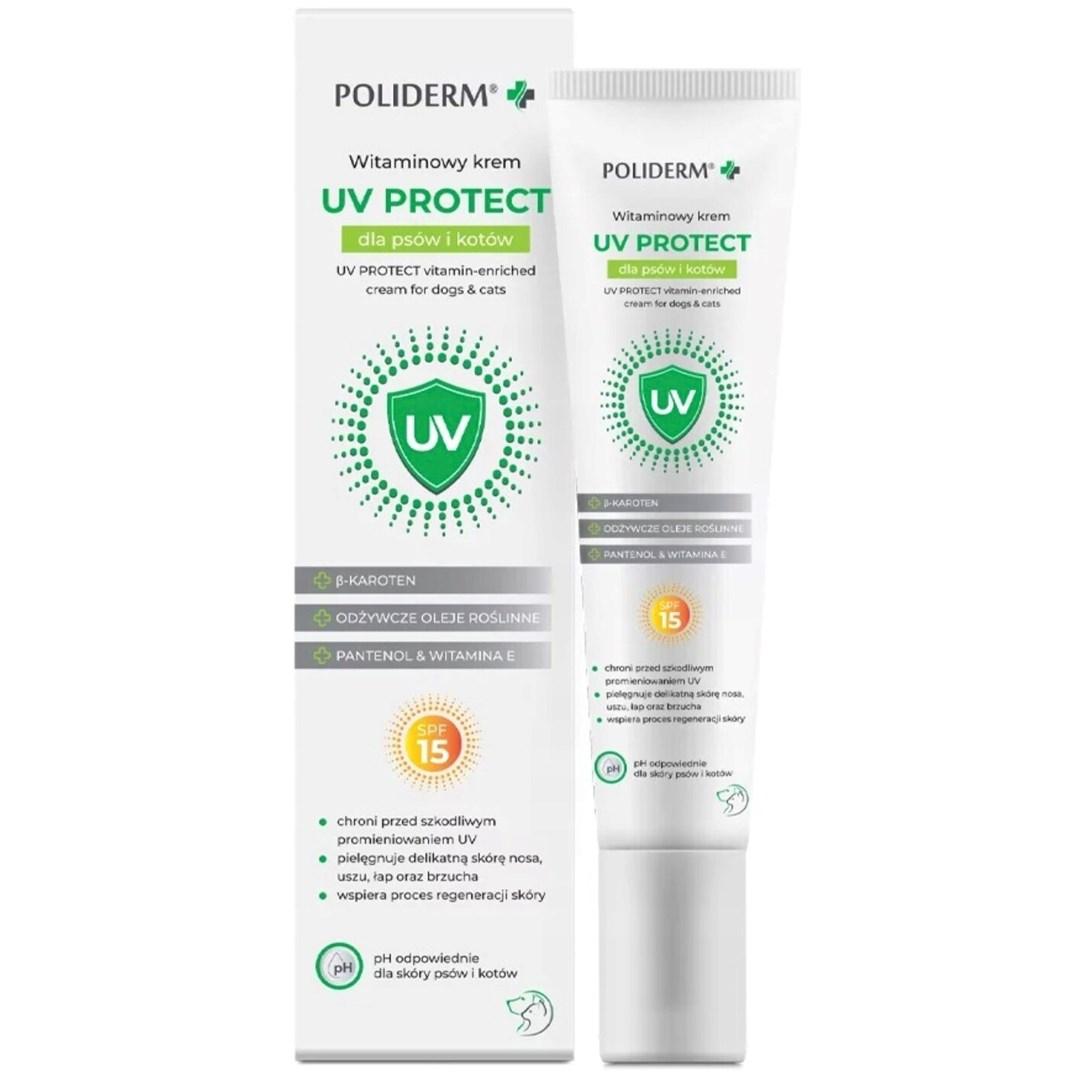 JM Sante Poliderm UV Protect - creme til hunde og katte, 15 ml