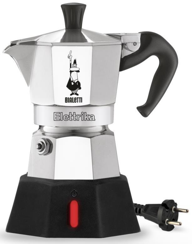Bialetti Moka Elettrika - manuel elektrisk mokkakande 0,09 l (2 kopper) billede