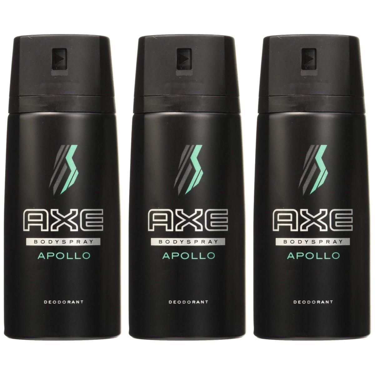 Axe Apollo bodyspray deodorant 150 ml - 3-pak