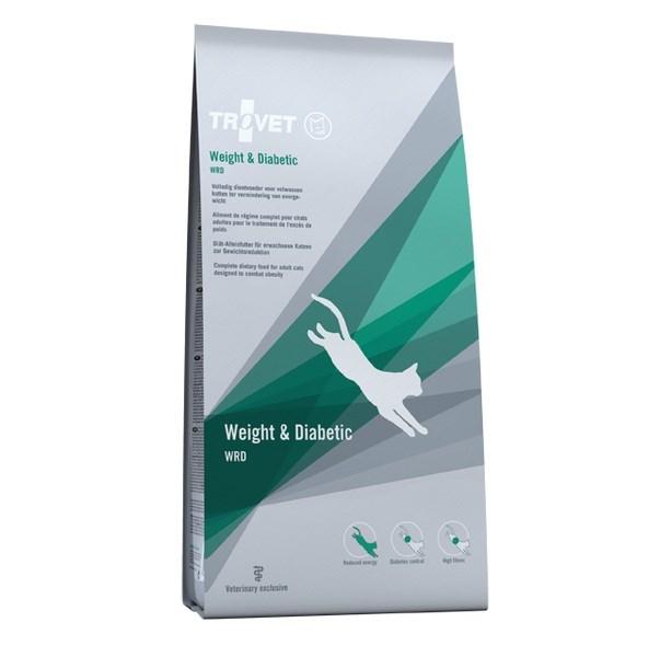 TROVET Weight & Diabetic WRD - tørfoder til kat med kanin, 2,5 kg