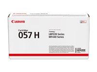 Canon 057 H sort toner - høj kapacitet (op til 10.000 sider)