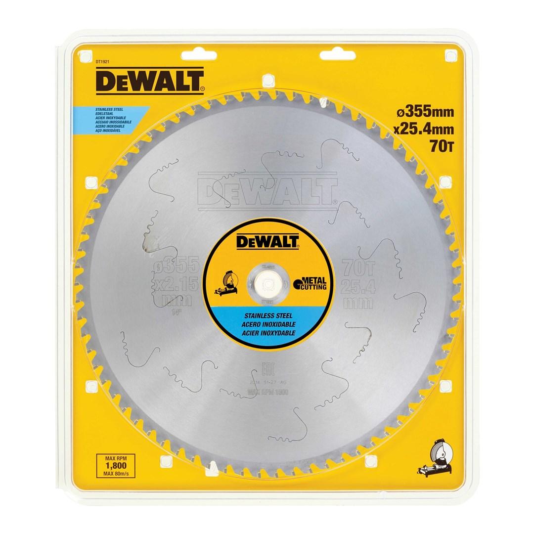 DeWALT DT1921-QZ rundsavklinge 355 mm - 70 tænder