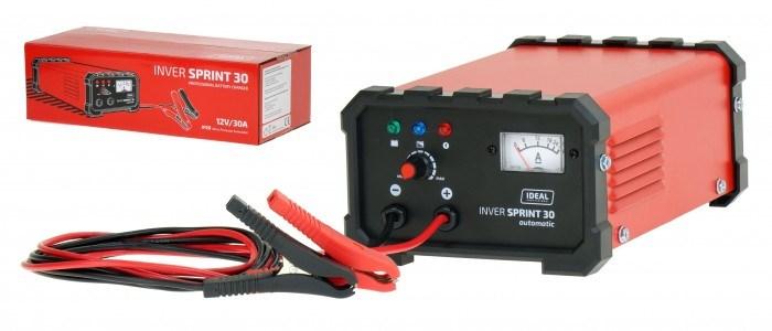 IDEAL INVER SPRINT 30 - Automatisk 12V batterioplader 30A