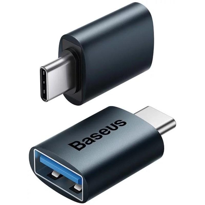 Baseus Ingenuity Series USB‑C til USB‑A adapter 10 Gb/s - sort
