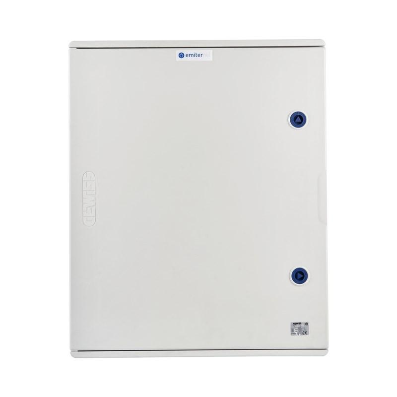 EMITER koblingsudstyr AC, hermetisk IP66 med overspændingsafleder type 1+2 - 80 A 3-faset, hovedsikring 100 A
