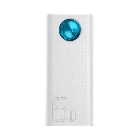 Baseus PPLG000102 powerbank 30.000 mAh - Hvid, 65 W PD/QC