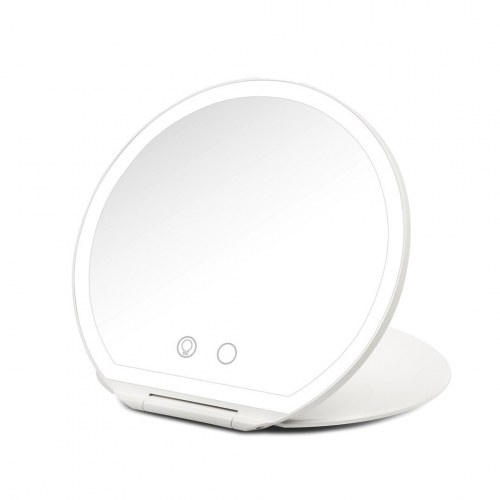 Girmi BE03 makeupspejl med LED-lys - hvid, fritstående