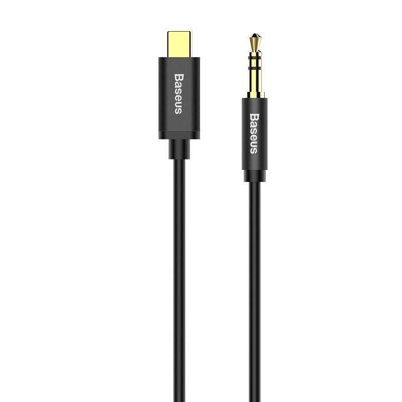 Baseus Yiven USB-C til 3,5 mm minijack lydkabel 1,2 m - sort