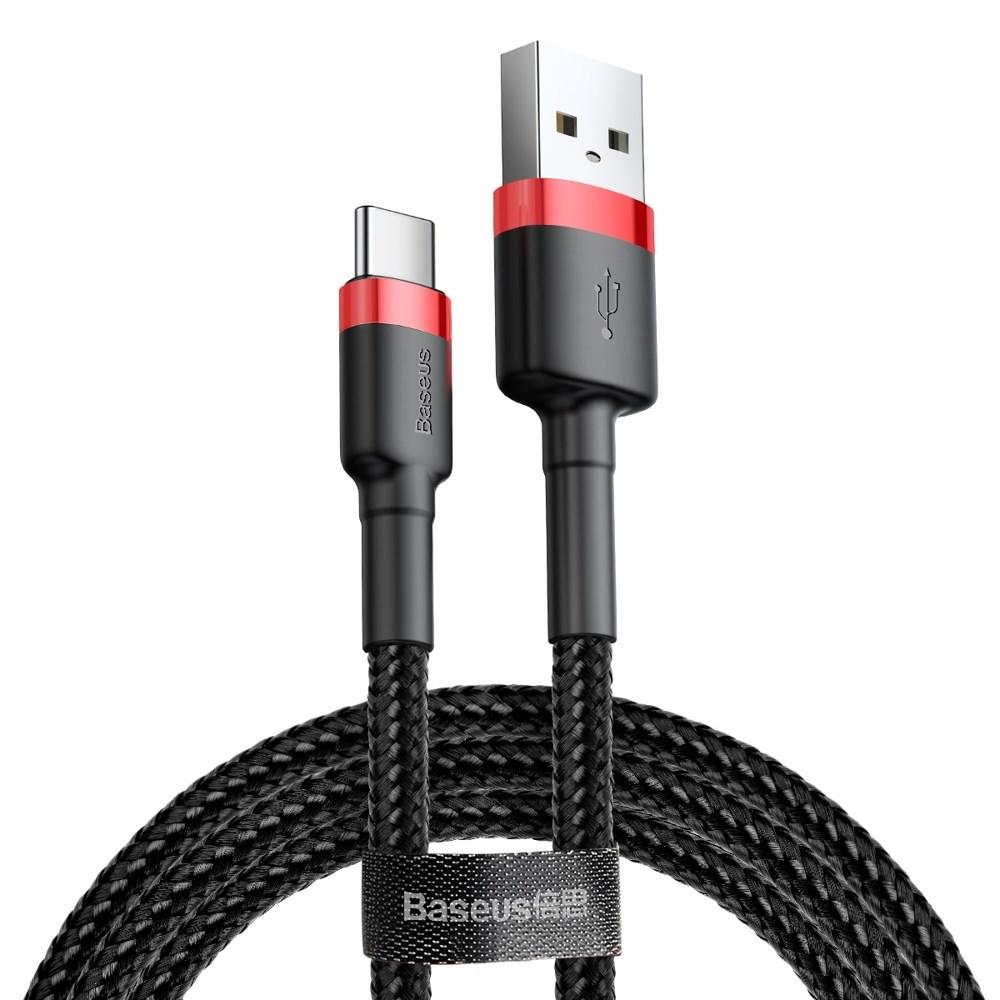 Baseus CATKLF-A91 USB-A til USB-C kabel 0,5 m - Sort