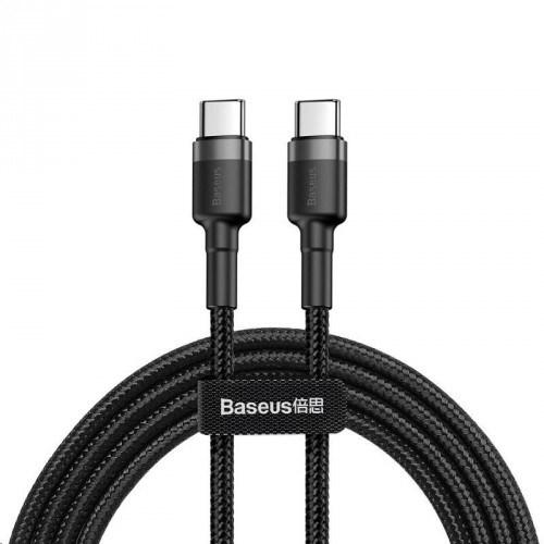 Baseus Cafule USB-C til USB-C kabel 2 m - sort/grå, 60 W