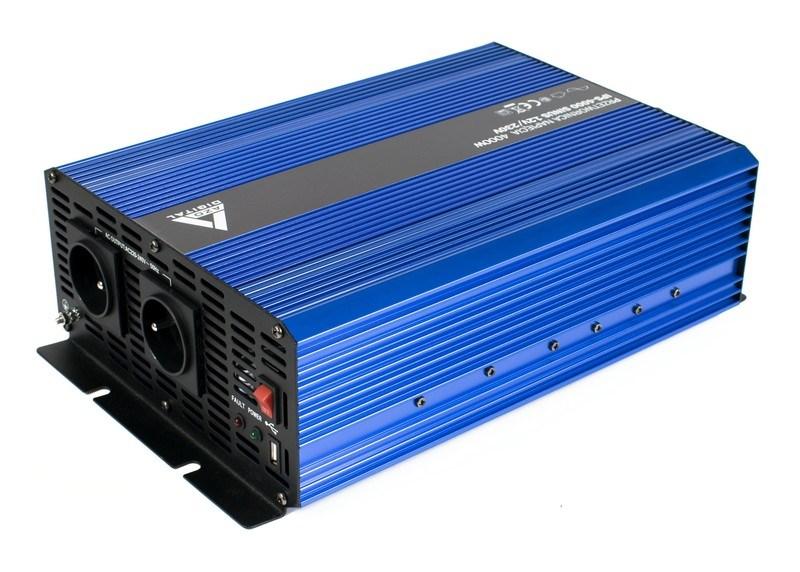 AZO Digital SINUS IPS-4000S spændingsomformer 12 V til 230 V - 4.000 W