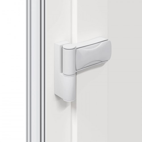 Hoveddør i PVC med glas - antracit 88 × 200 cm