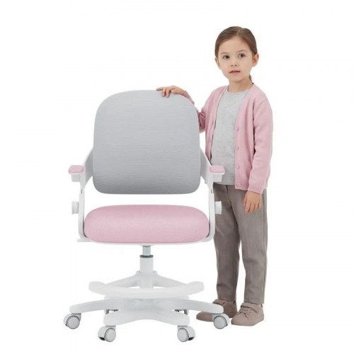 MARK ADLER Junior 4.5 drejestol til børn - pink/grå