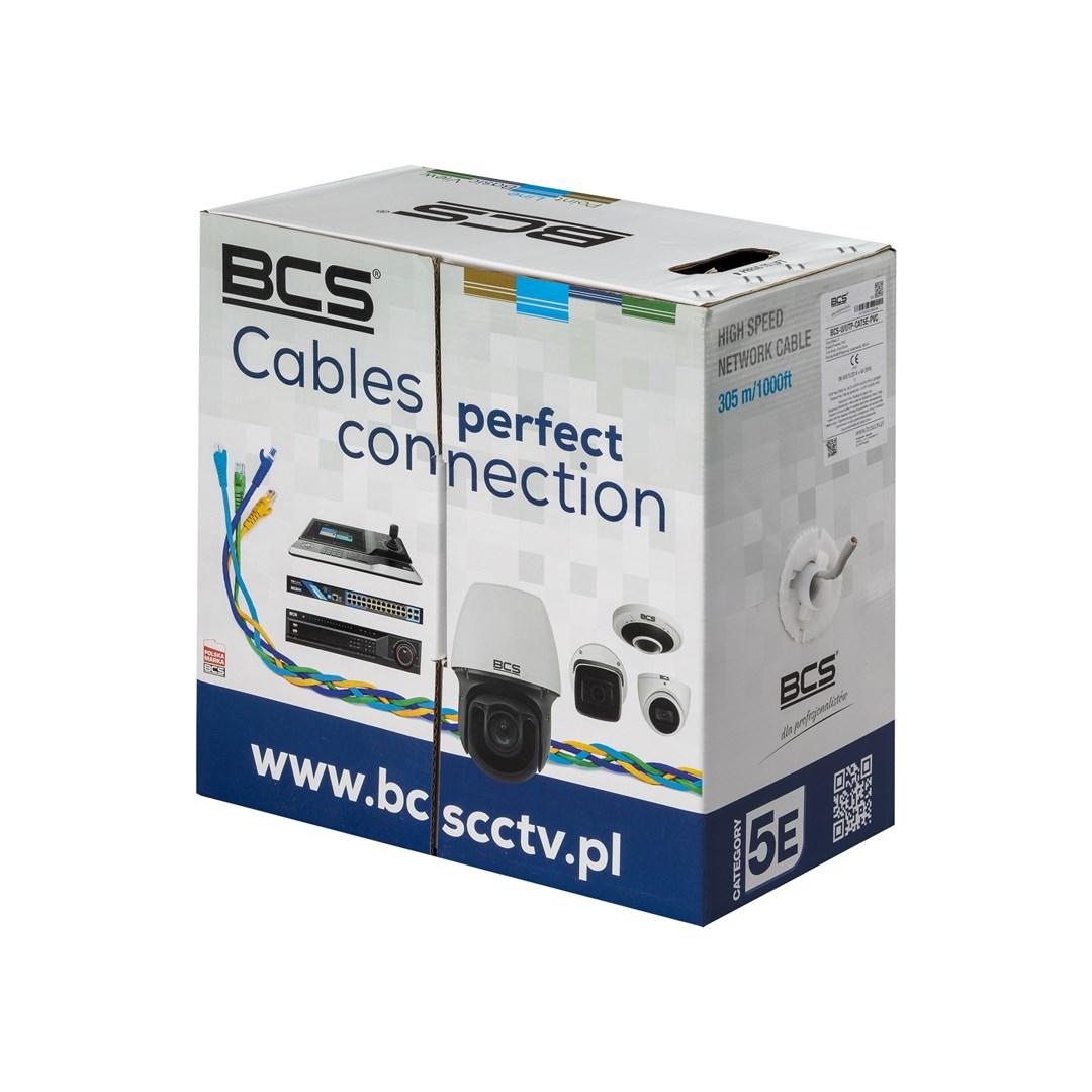 BCS U/UTP Cat5e netværkskabel - PVC, 305 m