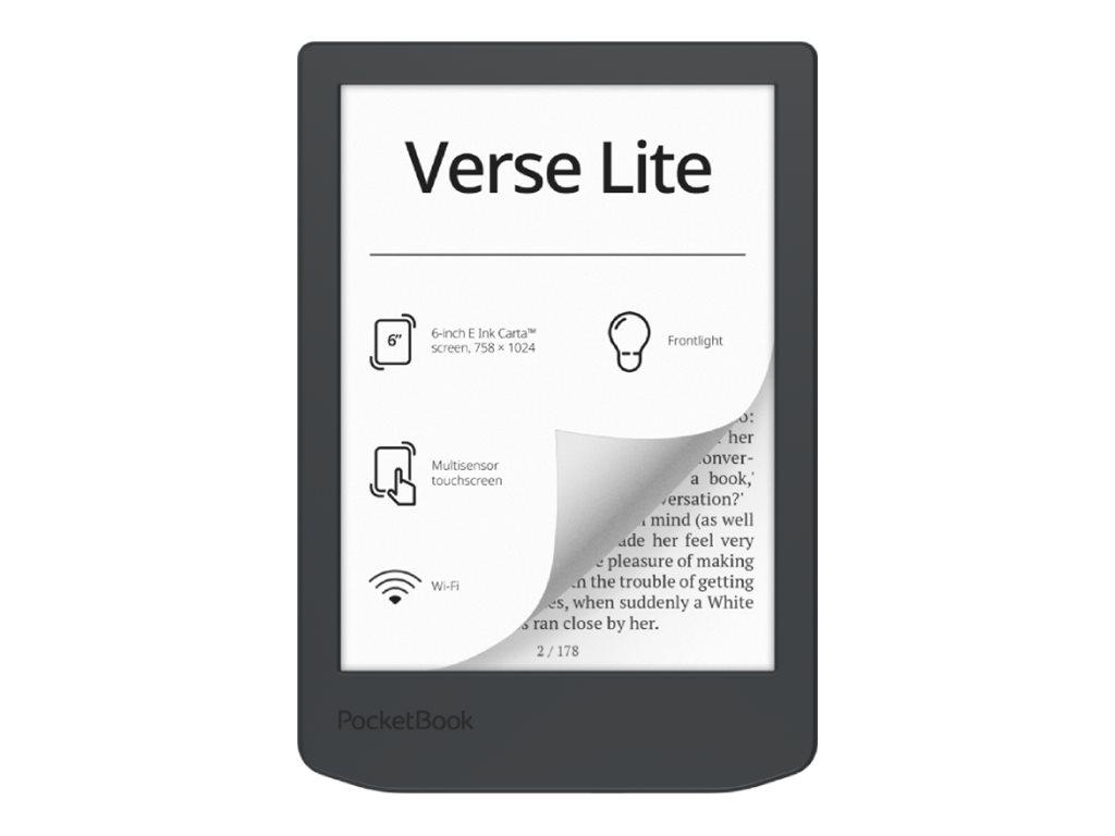 PocketBook Verse Lite 6" e-bogslæser 8 GB - Midnatgrå