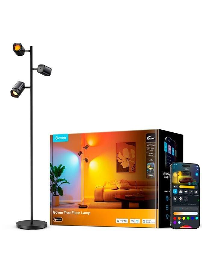 Govee H60B2 Tree gulvlampe - smart RGBWWIC, 1 500 lm, Wi‑Fi + Bluetooth