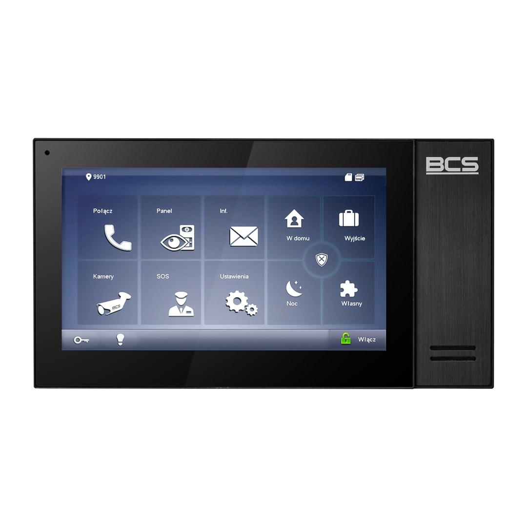 BCS MON7400B-S videomonitor til dørtelefon - sort