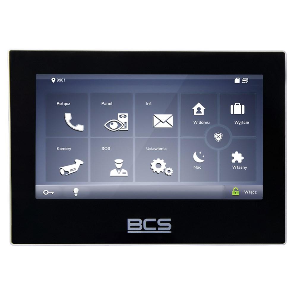 BCS MON7700B-S videomonitor til dørtelefon - sort