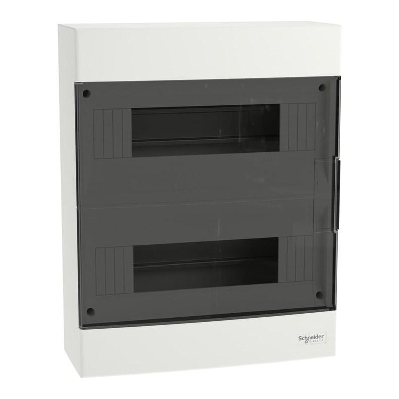 Schneider Electric Easy9 overflademonteret gruppetavle IP40 - 2 rækker, 12 moduler