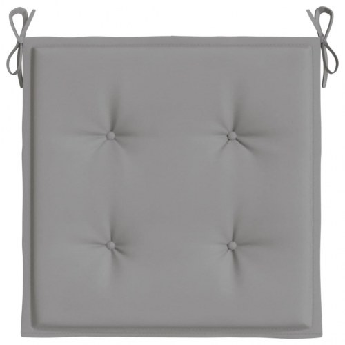 Hynder til havestol - 2 stk. 40 × 40 × 4 cm i oxfordstof, grå (OUTLET B)